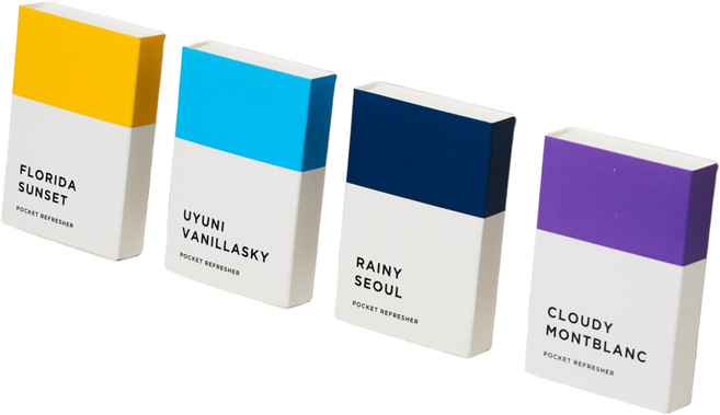PALETA 포켓 리프레셔 섬유 향수, 우유니 바닐라 스카이, 1개, 16ml