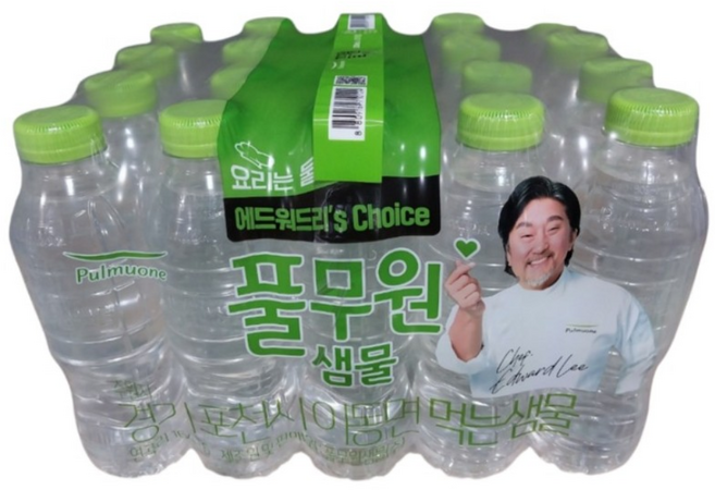 풀무원샘물 무라벨 생수, 500ml, 20개