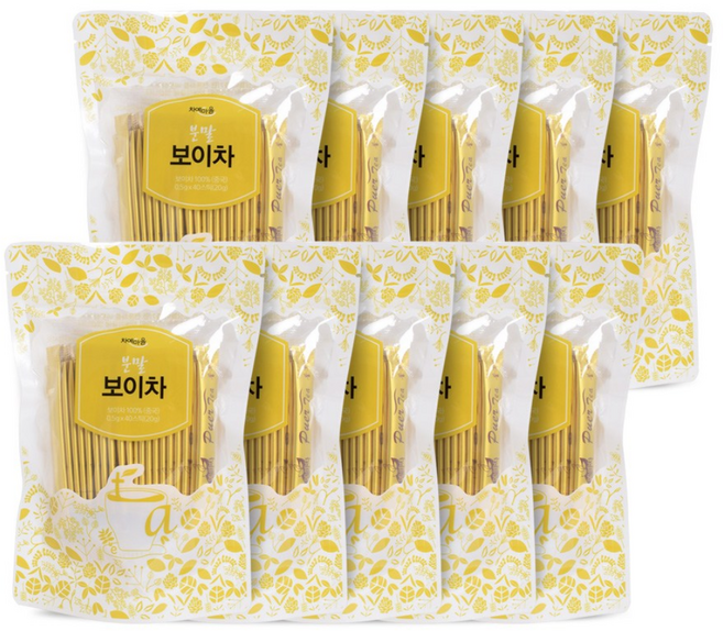 차예마을 바로녹는 운남성 보이차 가루 추출 분말 40스틱..tt, 20g, 40개입, 10개