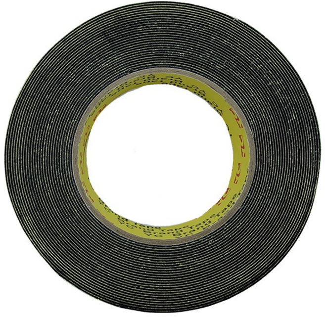 EVA 단면 흑색 스펀지테이프 폭80mmx두께1mm길이10M, 1개