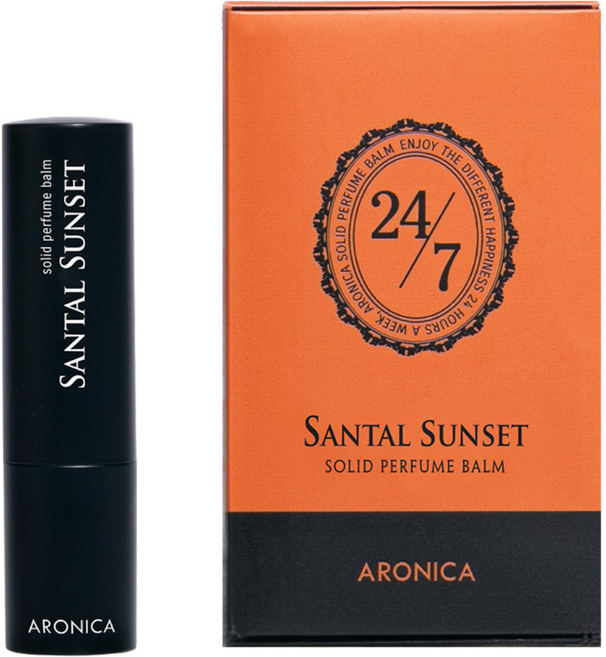 아로니카 퍼퓸 밤 고체향수 3.9g, 상탈 선셋, 1개