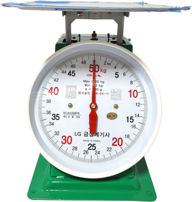 금성계기사 지시저울 50kg 접시저울 시장저울 아날로그저울 계량저울 앉은뱅이저울 계량저울