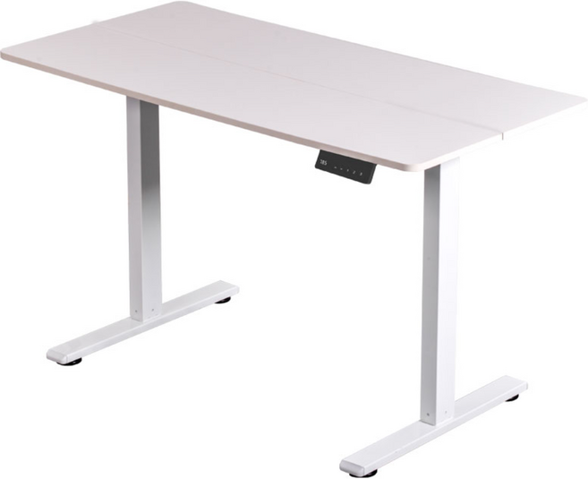 [모션데스크] 에블럼 싱글 모터 높이 조절 책상 1100 (상판 포함) 책상 공부 사무 높이 조절 서서 일하는 책상 전동 모션데스크 높이 조절형, 블랙