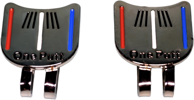 카렐로 1+1 원퍼트 골프 자석 볼마커, 2개