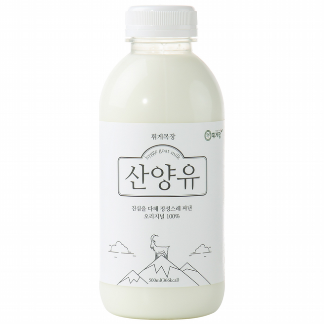 백산목장 자연방목 100% 산양유 산양우유 단백질 고단백, 3개, 500ml, 3개