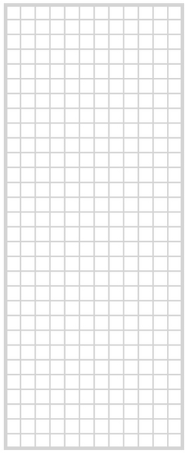 휀스망 60 x 150 cm, 1개, 화이트
