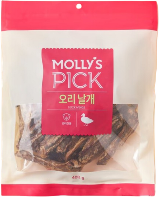 몰리스픽 오리날개 400g, 1개, 단품