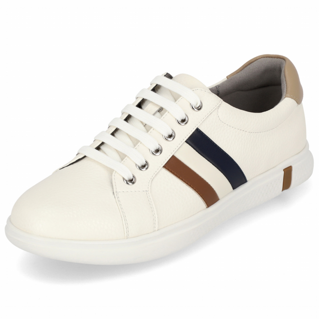 엘칸토 마쯔 남성 스트라이프 포인트 스니커즈 3cm LCMS65M313