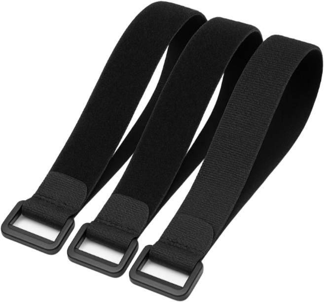 천끝 광폭 찍찍이 강력 벨크로 밴드, 3개, 5cm x 50cm