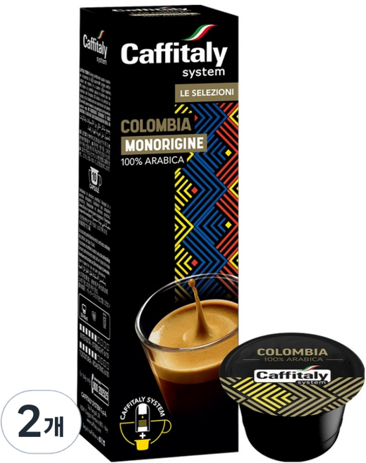 카피탈리 싱글오리진 콜롬비아 캡슐커피, 8g, 2개, 10개입