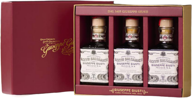 주세페주스티 1메달 큐빅 발사믹식초 세트, 3개, 250ml