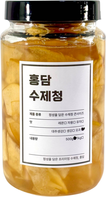 홍담 실속형 수제청 모과청, 1개, 1개입, 500g