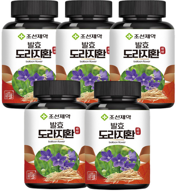조선제약 목편한 도라지 발효 도라지환, 5개, 100g