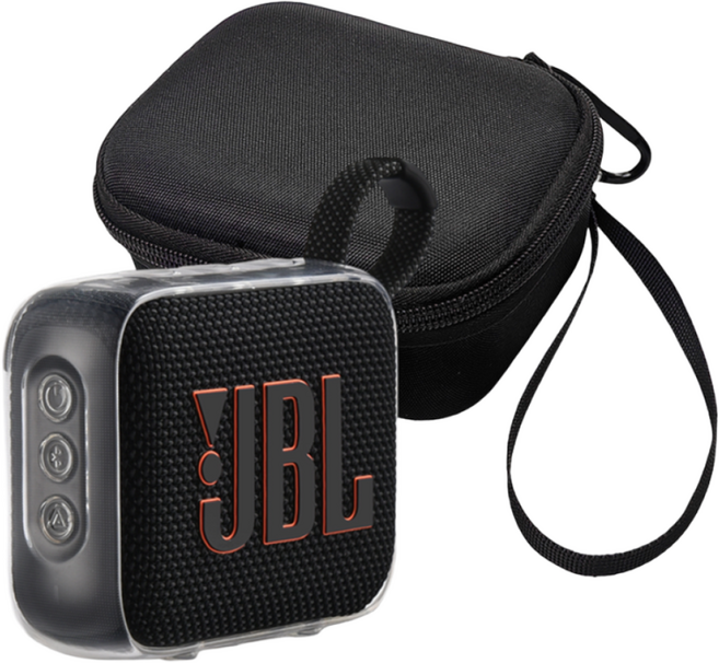 JBL GO4 올인원 하드쉘 케이스 + 투명 케이스