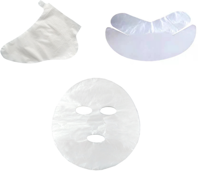 프리클라 일회용 비닐 팩 얼굴100매+목100매+발100매 3종세트, 2개, 300매