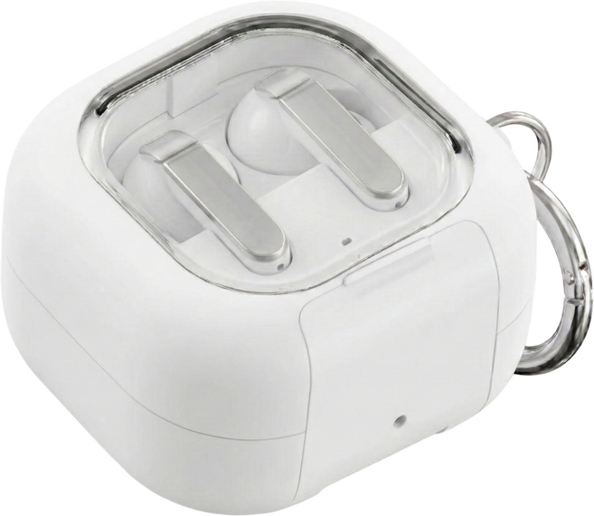 아임펄슨 버즈4프로 케이스 버즈4 케이스 컬러 잠금 케이스., 화이트, 1개, 버즈4(버즈4프로호환)