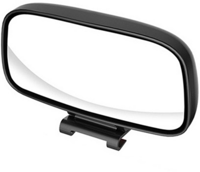 자동차 보조사이드 미러 사각지대 초보운전 주차 각도조절 차량, 블랙, 1개