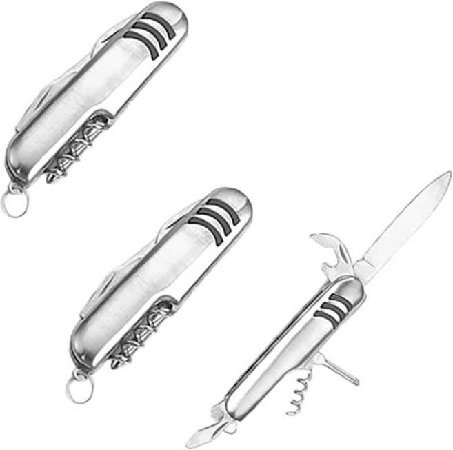 맥가이버칼 A형, 실버, 2개