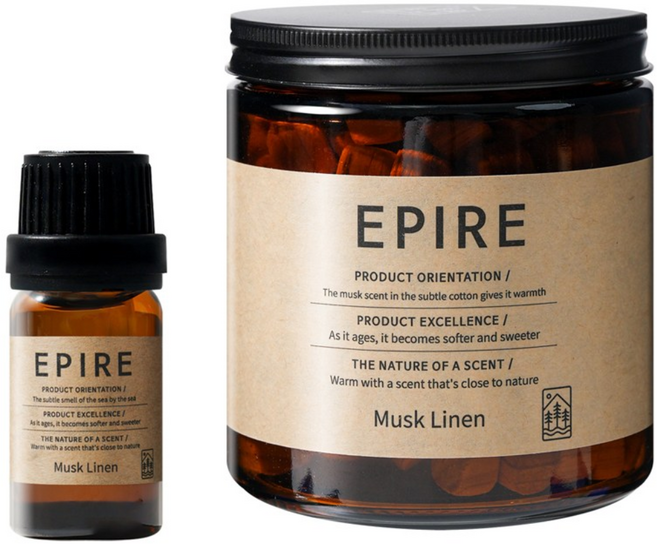 에피레 탈취제 고체 실내 냄새 제거 화장실 욕실 담배 집안 자동차 홀애비 머스크 린넨, 1개, 300g