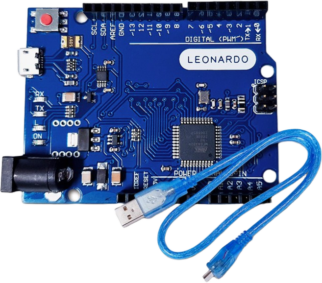 아두이노 레오나르도 R3 Arduino Leonardo(R3) + 케이블, 1개, 1세트