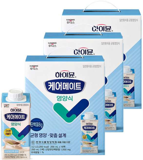 하이뮨 케어메이트 영양식 (손잡이형), 48개, 200ml