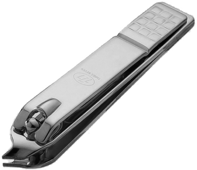 쓰리세븐 777 대형 큐티클트리머 CT-121ZLC 내성 발톱 사이드 깍이, 실버, 1개