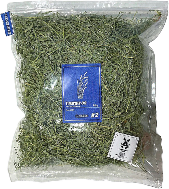 [라비토] 티모시 2번초 균형 잡힌 영양 고소한 향 미국산 건초 / 티모시 압축 2번초 잊을 수 없는 찐한 풍미!, 1개, 500g