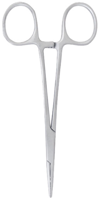 반려동물 귀털 제거 겸자 가위 직선형 130mm, 1개