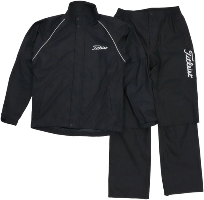 타이틀리스트 레인슈트 TSMR1592 우의 비옷 상하세트 레인수트 레인코트, 3.블랙 블랙