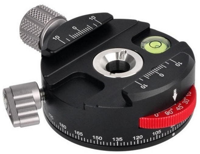 주닉스 PAN-60H 카메라 파노라마 볼헤드 삼각대 헤드, 1개