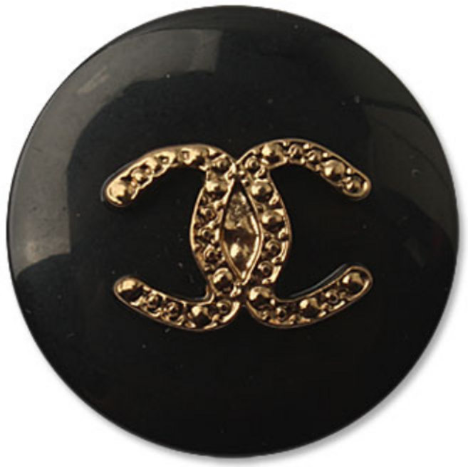 금속 샤먼C 콤비 단추 21mm, 선검흑G, 3개