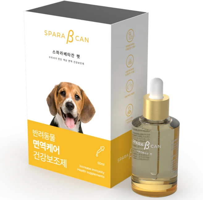 스파라베타칸 펫 면역증강 보조제, 1개, 면역/항산화, 60회분 - 쿠팡