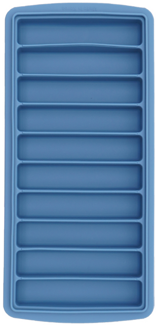 비비또 막대형 실리콘 얼음 트레이 아이스 큐브, 10구, 쿨블루, 1개