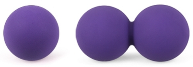 에코리즈 실리콘 마사지볼 세트, 1세트, 퍼플