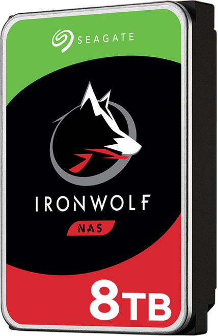 [ 씨게이트 공식스토어 ] 아이언울프 나스 하드디스크 Ironwolf NAS HDD 기업용 하드디스크, 8TB (8테라바이트)