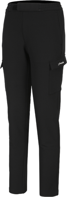 로켓그로스_피닉스 여성 겨울 스포츠 라이크라 트랙 포켓 기모 팬츠 블랙