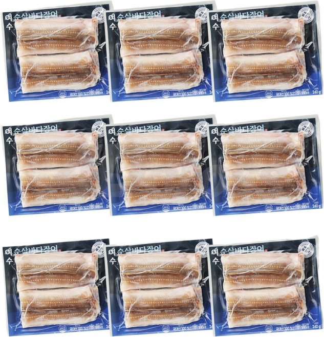 [애드크로스 홈쇼핑]집밥 한끼 여수 순살 바다 장어 자연산 국내산, 1세트, 2.16kg