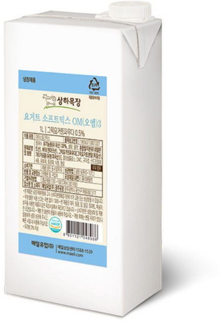 상하목장 요거트 소프트믹스 1L x 6개 아이스박스무료 매일유업