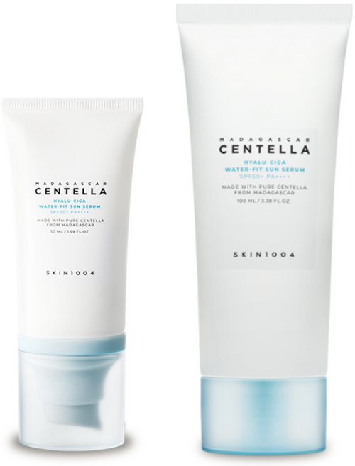 [수분&광채] 스킨1004 마다가스카르 센텔라 히알루-시카 워터핏 선 세럼 50ml + 100ml (2종), 1개