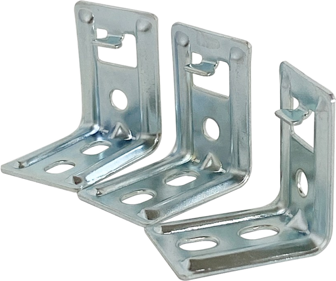 코텍 벽고정 커튼꺽쇠(소3P C7997) 커튼레일용 브라켓, 1개