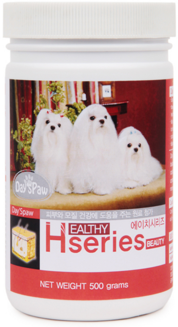 데이스포 강아지 에이치시리즈 영양제, 500g, 피부/피모, 1개
