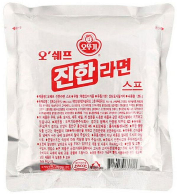오뚜기 오쉐프 진한라면 스프, 285g, 10개