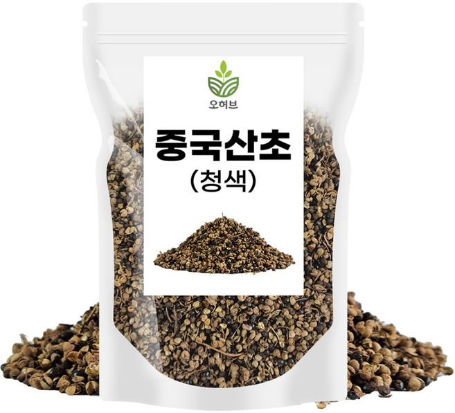 중국 산초 청색 100g 마자오 중국향신료 마라 화지아오 사천후추 제피잎 향신료, 1개