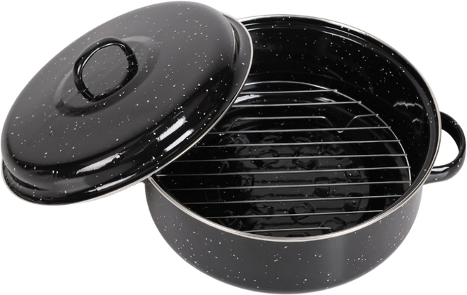 직화냄비 군고구마 직화구이 법랑냄비 그릴구이, 1개, 26cm