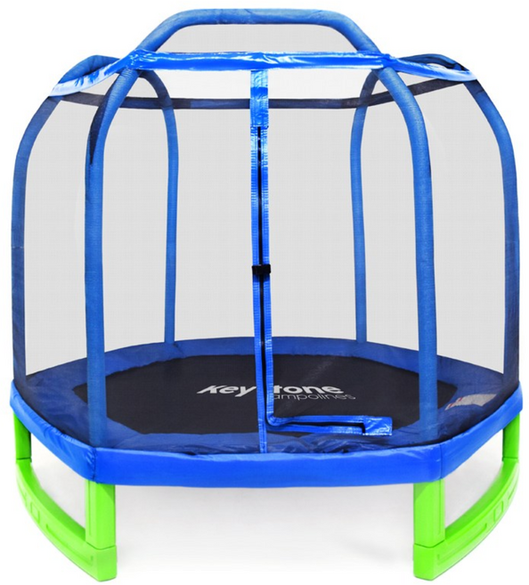 [키스톤트램폴린] CT7 대형 트램폴린 7피트 성인 어린이 유아 안전망