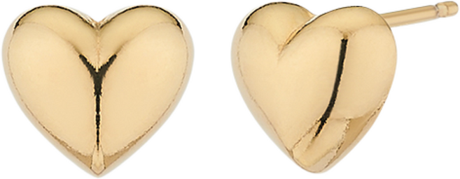 골드앤디어 14KGF 하트통통 귀걸이