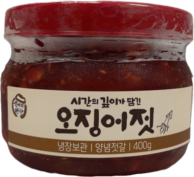 항아리반찬 오징어젓, 1개, 400g
