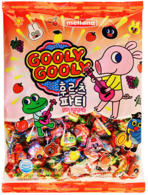 누구나조아 후르츠파티 550g 종합 업소용 대용량 선물용 입냄새 식당 사무실 도매 간식, 1개