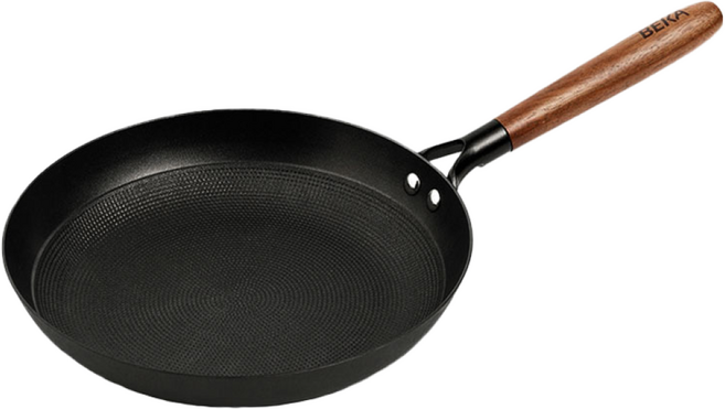 베카 시즈닝 무쇠 주물 후라이팬, 1개, 24cm