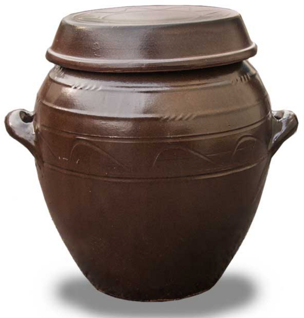 장수옹기 숨쉬는 옹기 항아리 소금 오미자 막걸리 된장 장독대, 1개